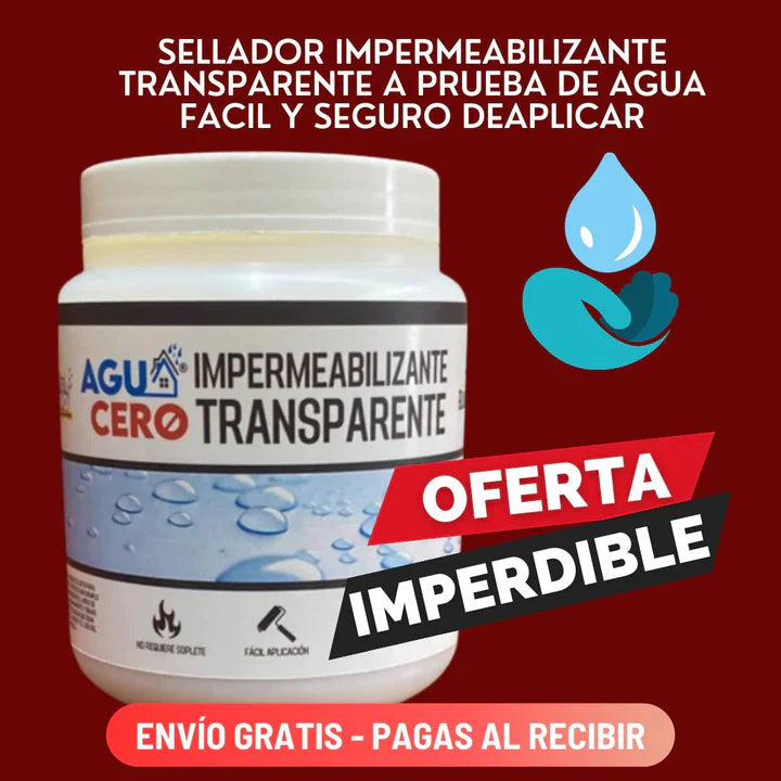 LLUVIA CERO SELLANTE IMPERMEABILIZANTE TRANSPARENTE