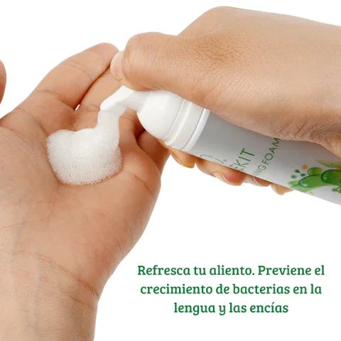 Espuma blanqueadora de dientes