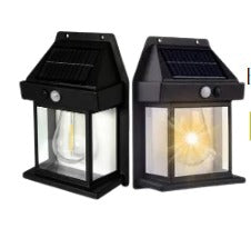 Luz de pared solar para exteriores