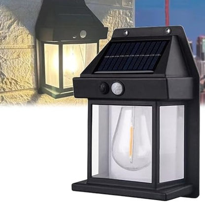 Luz de pared solar para exteriores