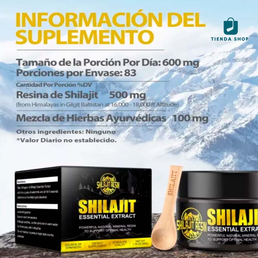 SHILAJIT 100% natural del himalaya  50g