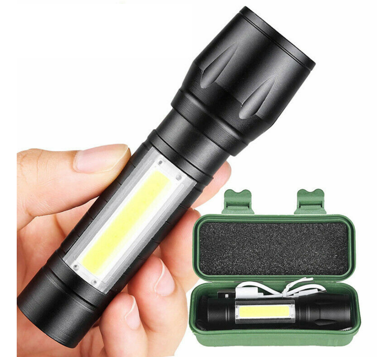 Lampara Tactica Mini Recargable Usb