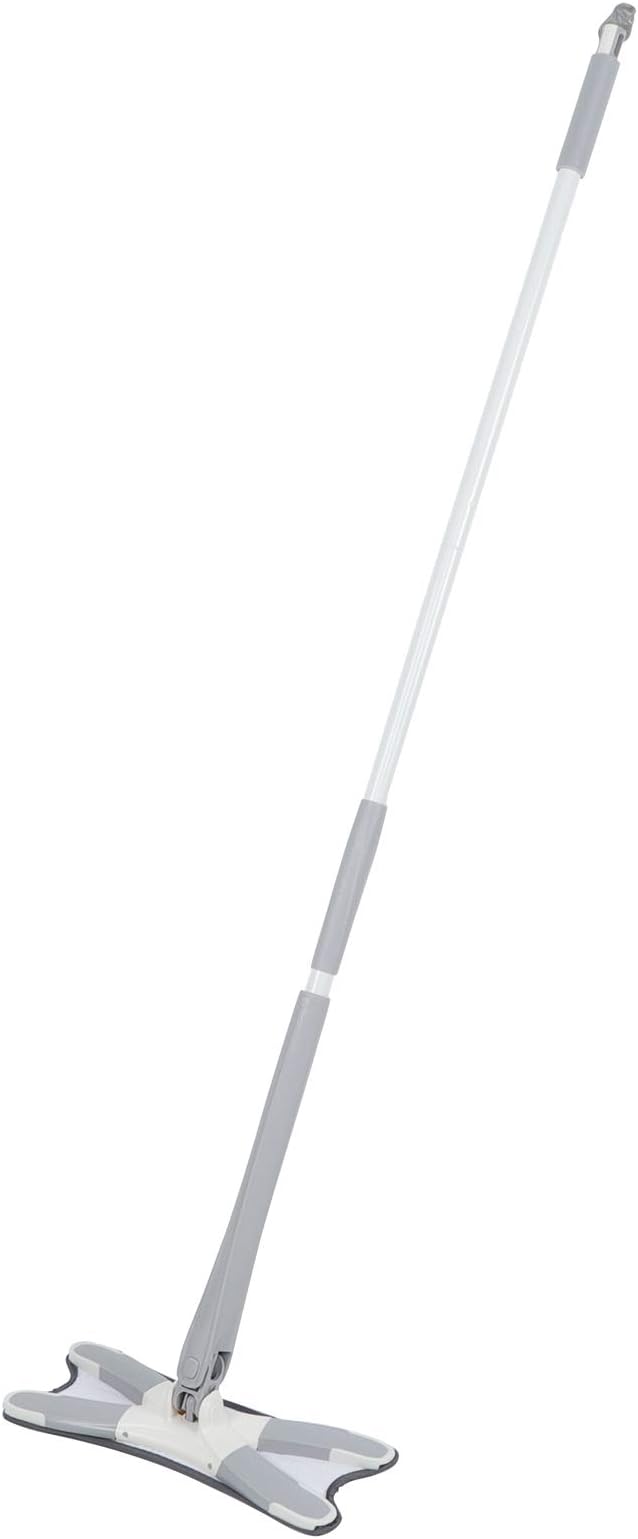 Trapeador plana de microfibra tipo x, giratorio 360