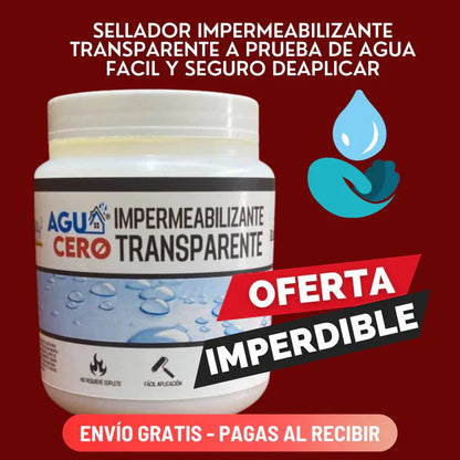 LLUVIA CERO SELLANTE IMPERMEABILIZANTE TRANSPARENTE