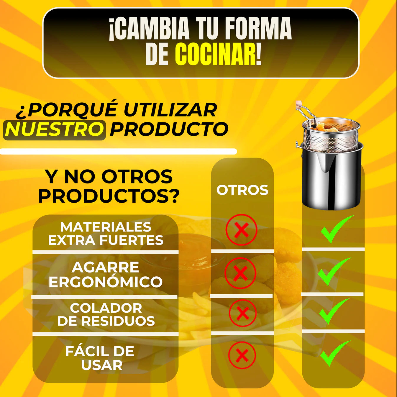 OLLA FREÍDORA PRO 1.2L