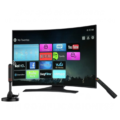 TVMax Pro™ ANTENA FULL HD 4K , Televisión Gratuita Sin límites