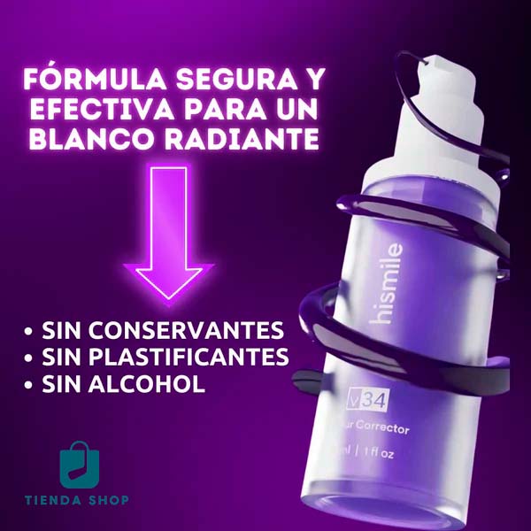 Crema dental blanqueadora morada
